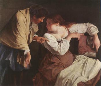 奧拉齊奧 傑特斯基 Two Women with a Mirror 奧拉齊奧 傑特斯基 Two Women with a Mirror